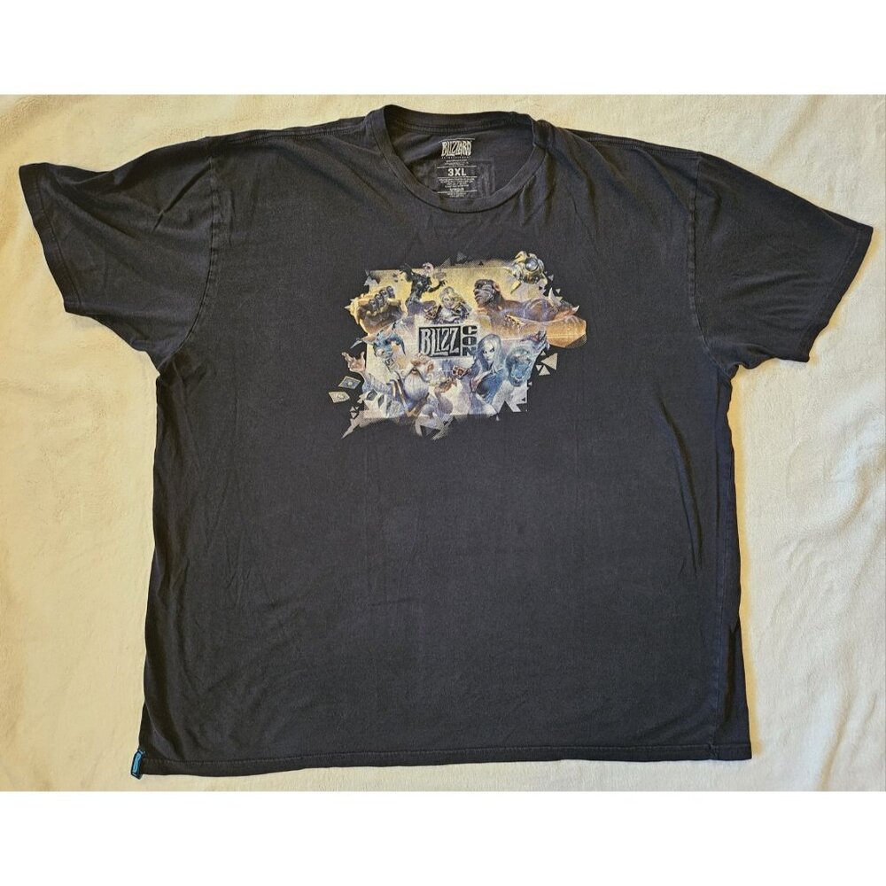 2017 BlizzCon Hearthstone Overwatch Starcraft Heroes of the Storm T-Shirt 3XL